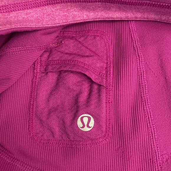 Lululemon long sleeve shirt, size 4, color pink. - Picture 8 of 9